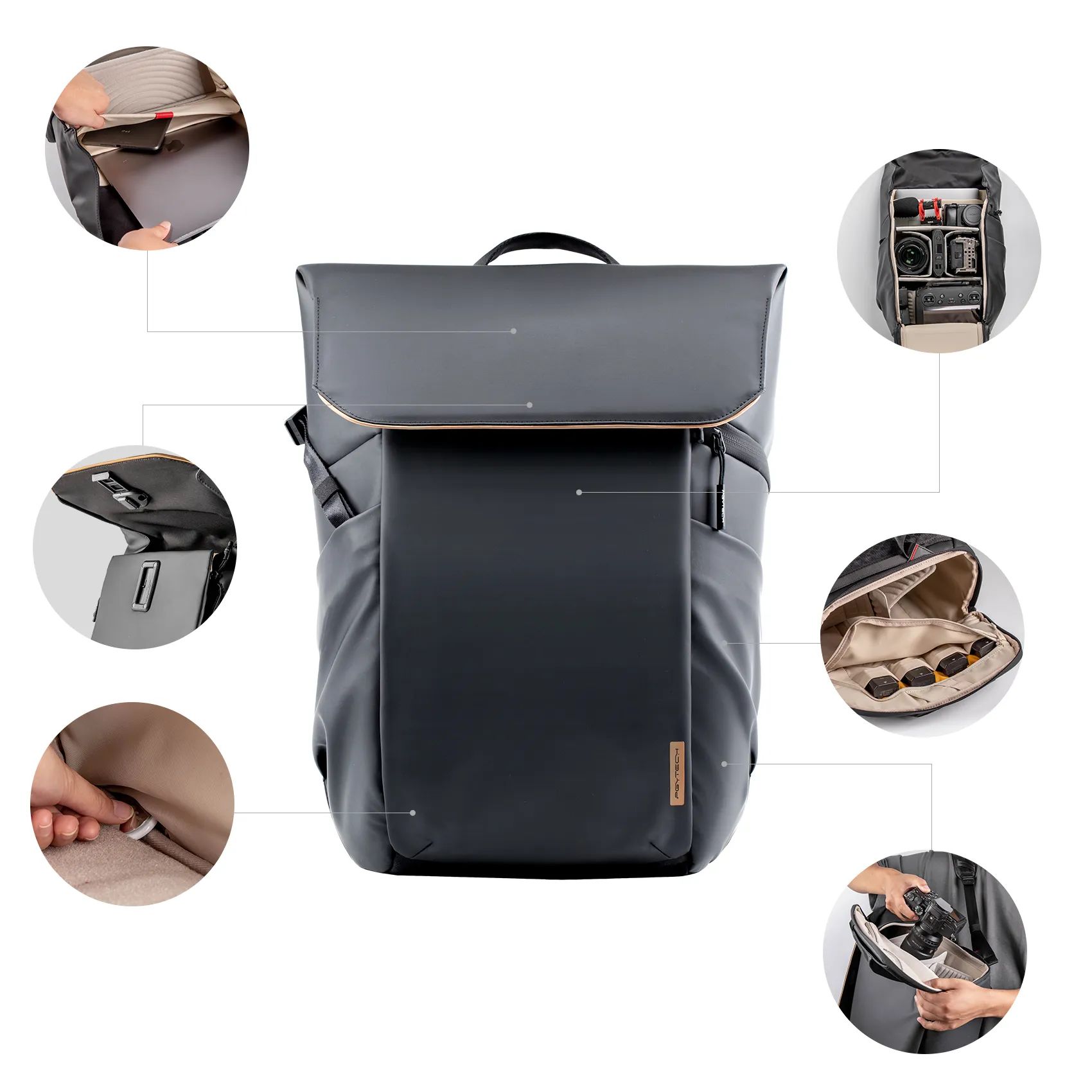 PGYTECH OneGo Air Backpack 25L ( Obsidian Black )