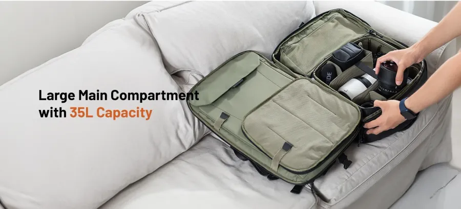 PGYTECH OneMo Travel Backpack 35L (Twilight Black)