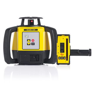 Leica Rugby 620 Laser Level with Rod-Eye 160 Digital - Alkaline