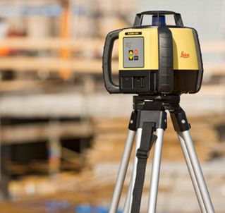 Leica Rugby 620 Laser Level with Rod-Eye 160 Digital - Alkaline